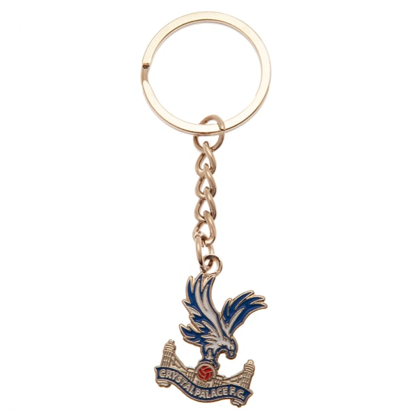 Crystal Palace FC Crest Nyckelring 30mm x 20mm Silver/Blå Silver/Blue 30mm x 20mm