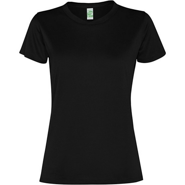 Roly Dam/Kvinnor Slam Kortärmad Sport T-shirt L Solid Bl Solid Black L