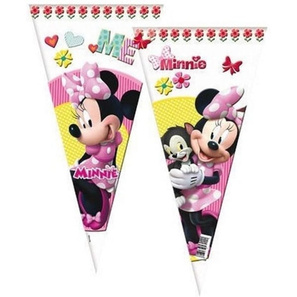 Disney Minnie Mouse Cone Party Bags (10-pack) One Size Multi Multicoloured One Size