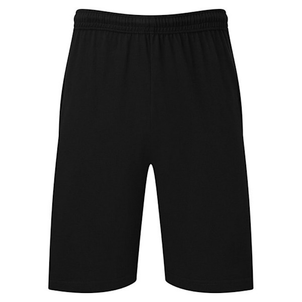 Fruit of the Loom Mens Iconic 195 Jersey Shorts S Svart Black S