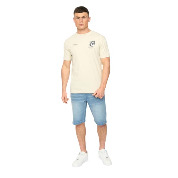 Crosshatch Herr Morville T-shirt i bomull M Neutral Neutral M