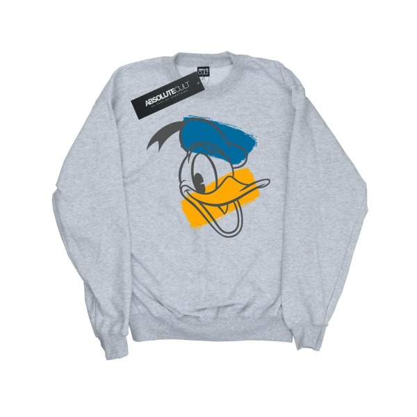 Disney Boys Donald Duck Head Sweatshirt 5-6 år Sports Grey Sports Grey 5-6 Years