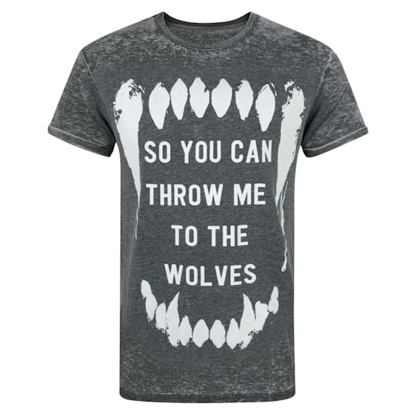 Bring Me The Horizon Herr T-shirt Wolves Burn Out L Charcoal Charcoal L