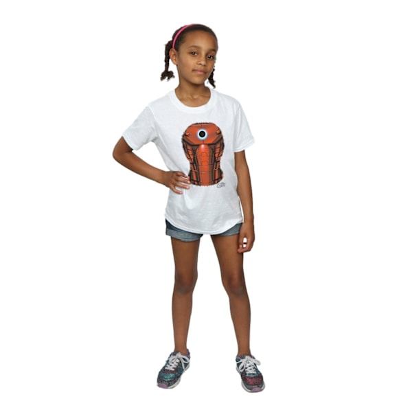 Marvel Girls Iron Man Chest Burst Bomull T-shirt 7-8 år Vit White 7-8 Years