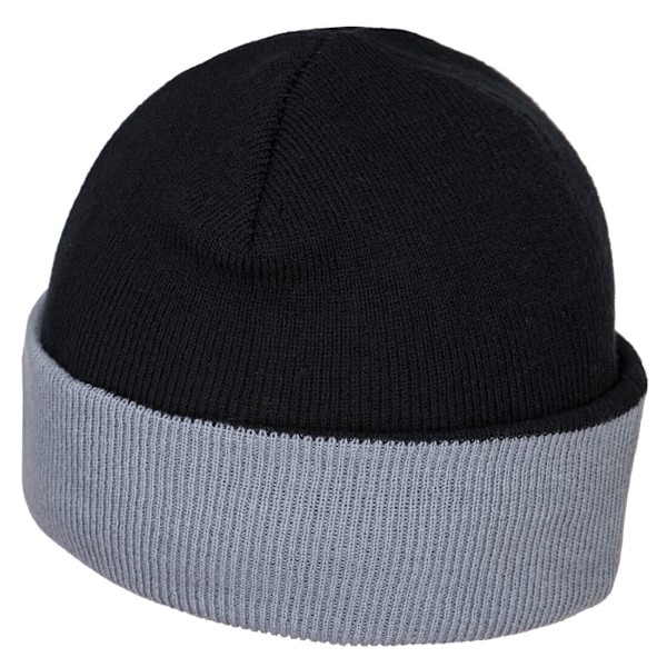 Portwest Unisex Vuxen Tvåfärgad Fackla Mössa En Storlek Svart/Grå Black/Grey One Size