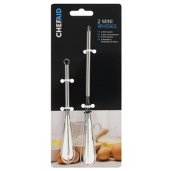 Chef Aid Mini Handvisp Set (Pack med 2) One Size Silver Silver One Size