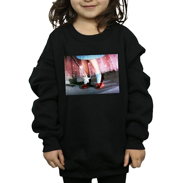 Trollkarlen från Oz Flickor Det finns ingen plats som hemma Sweatshirt 5- Black 5-6 Years