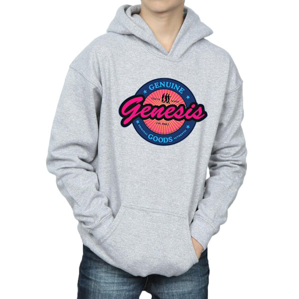 Genesis Boys Neon Logo Hoodie 7-8 år Sports Grey Sports Grey 7-8 Years