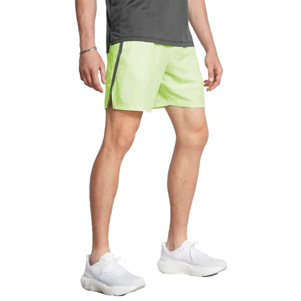 Under Armour Herr Launch 2 i 1 Löparshorts M Grön Green M