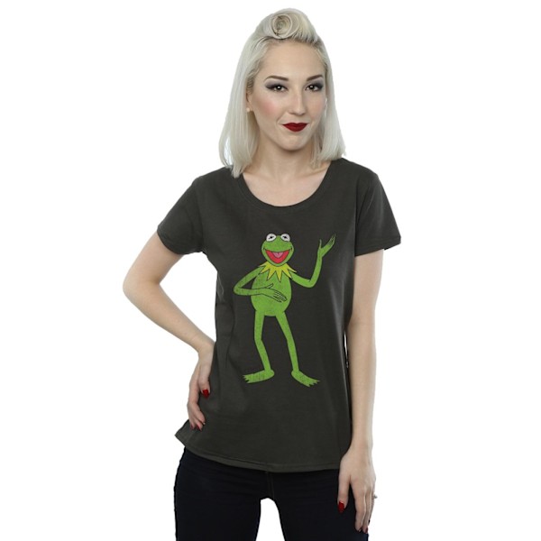 The Muppets Dam/Damer Classic Kermit Heather T-Shirt M Ljusgrå Light Graphite M