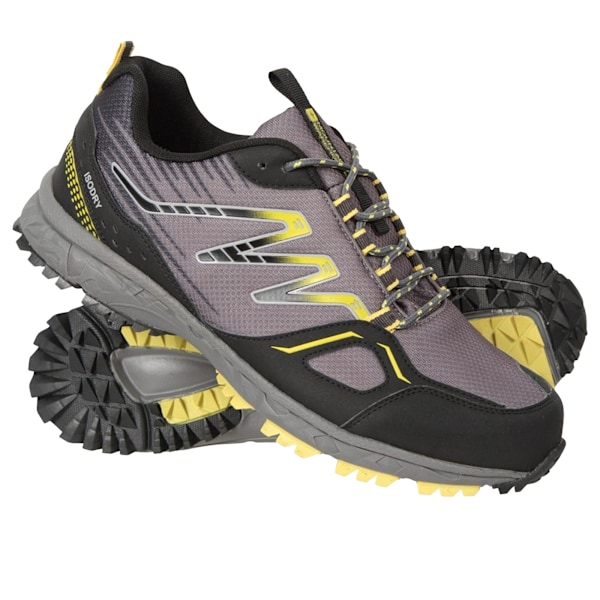 Mountain Warehouse Enhance Trail Vattentäta Löparskor för Herrar Grey 7 UK