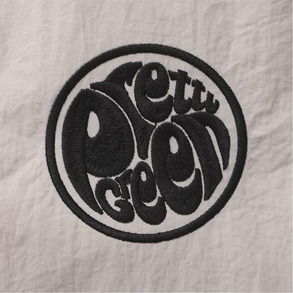 Pretty Green Herr Nylon Overshirt L Ljusgrå Light Grey L