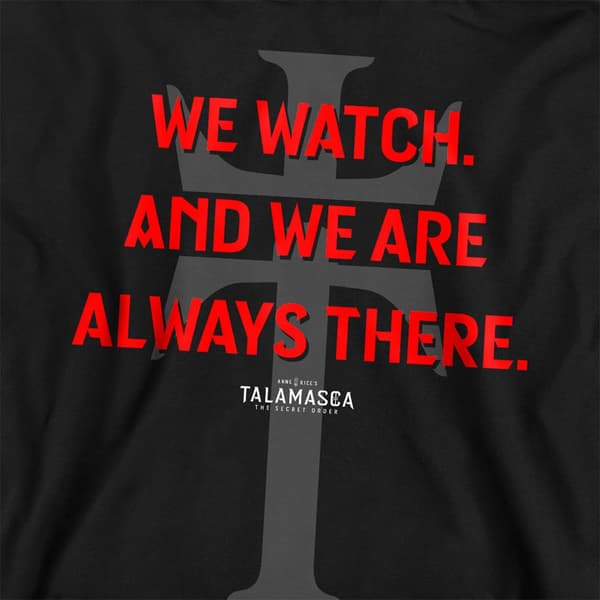 Talamasca Barn/Kids We Watch Logo Pullover Hoodie 7-8 år Black 7-8 Years