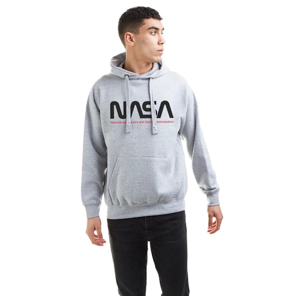 NASA Herr Insignia Hoodie XL Sports Grey Sports Grey XL
