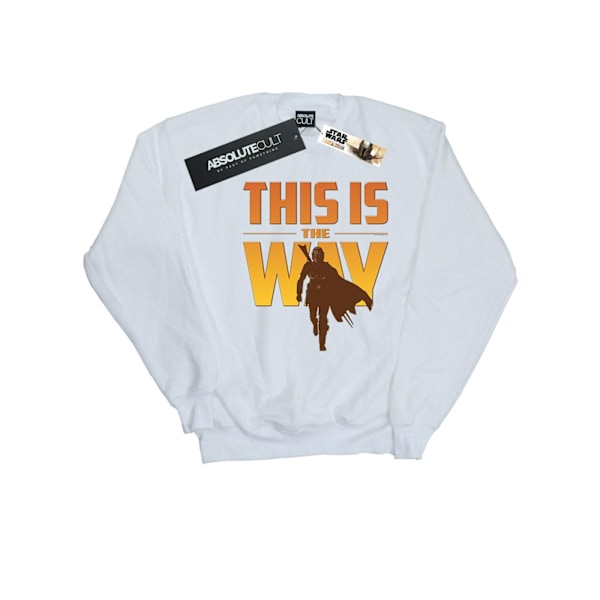 Star Wars Dam/Damer The Mandalorian This Is The Way Sweatshirt White M