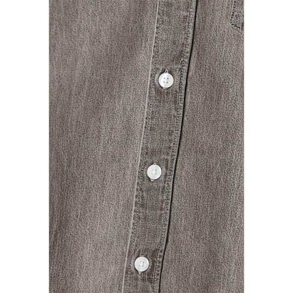 Burton Herr Denim Långärmad Skjorta XXL Ljusgrå Light Grey XXL