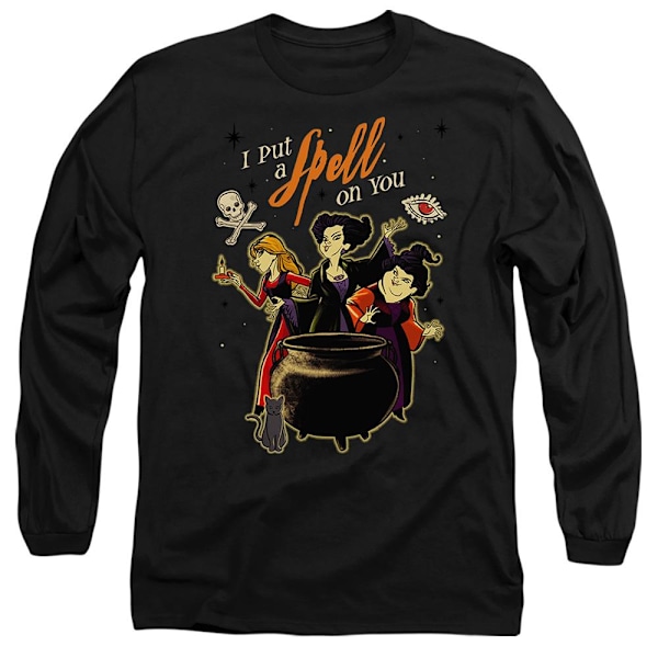 Hocus Pocus Unisex Vuxen Häxor Besvärjelse T-Shirt L Svart Black L