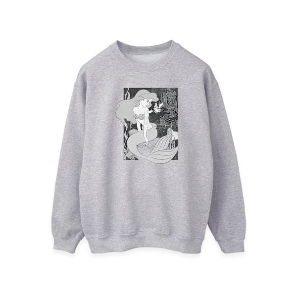 Den Lilla Sjöjungfrun Dam/Dam Sweatshirt XXL Heather Grey Heather Grey XXL