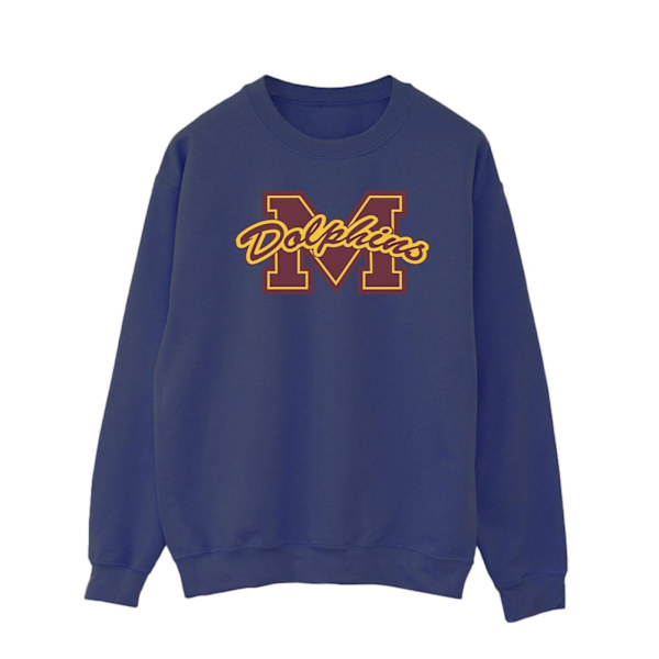 Netflix Mens Sex Education M Dolphins Sweatshirt L Marinblå Navy Blue L