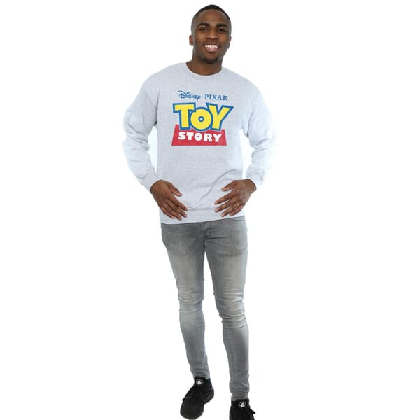 Toy Story Herr Logotyp Tröja M Ljusgrå Heather Grey M