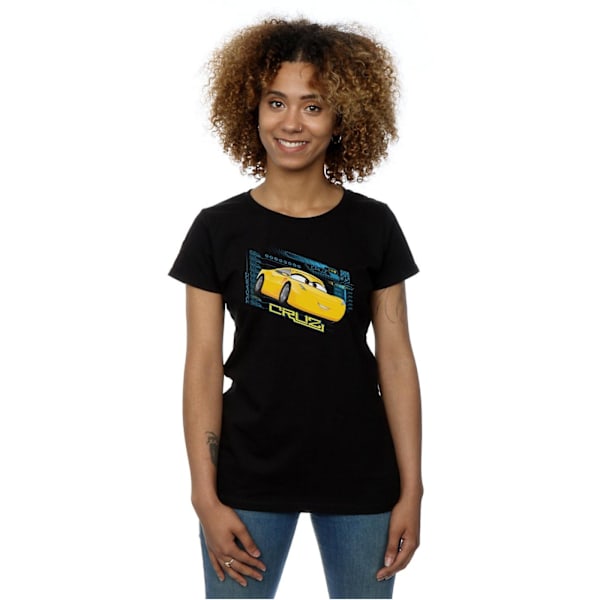 Disney Dam/Kvinnor Bilar Cruz Ramirez Bomull T-shirt S Svart Black S
