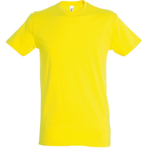 SOLS Regent kortärmad t-shirt för män S Lemon Lemon S