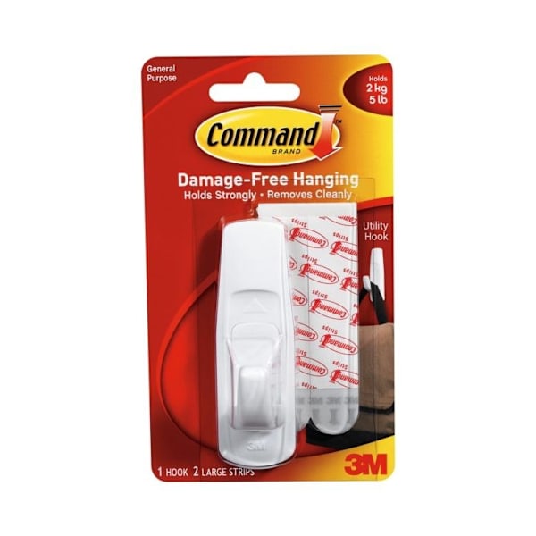 Command Utility Hook One Size White White One Size