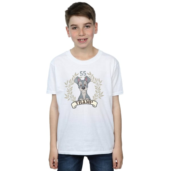 Disney Boys Lady And The Tramp Tramp Sedan 55 T-shirt 9-11 år White 9-11 Years