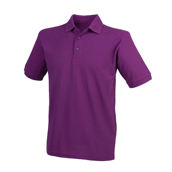 Henbury Herr Polycotton Tung Polotröja M Magenta Magenta M