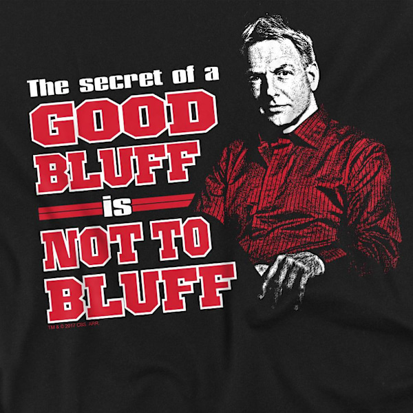 NCIS Herr T-Shirt No Bluffing S Svart Black S