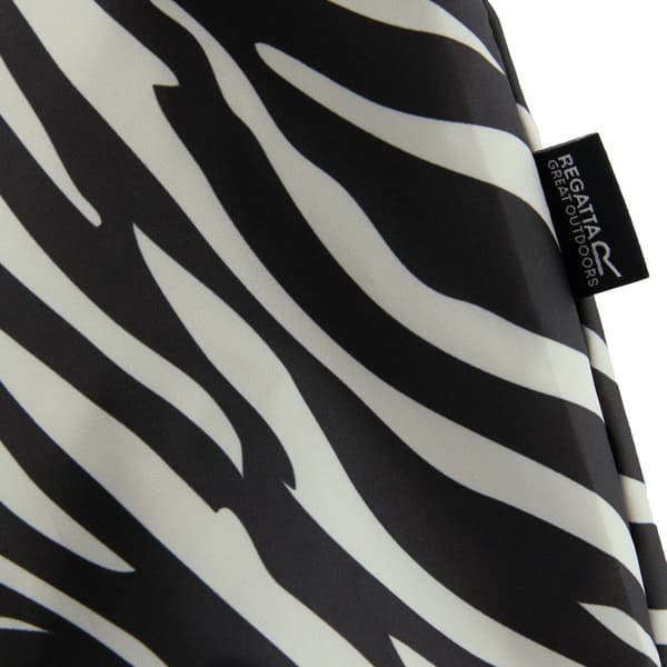 Regatta Zebra Print Packaway Shopper Bag One Size Svart/Ljus Vanilj Black/Light Vanilla One Size