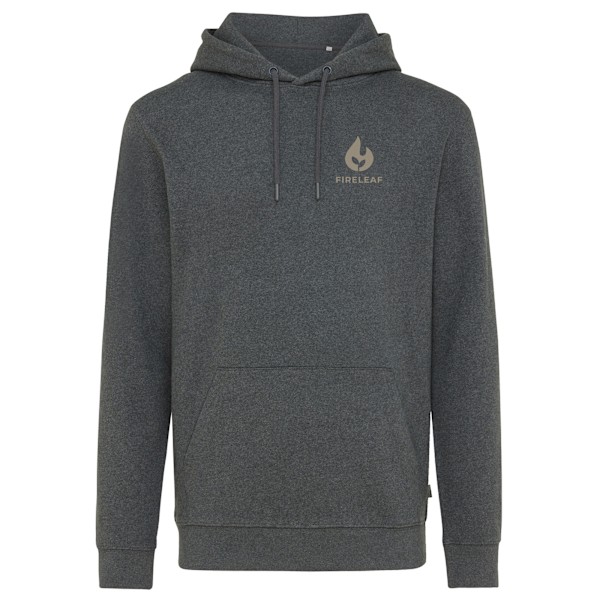 Iqoniq Unisex Vuxen Torres Återvunnen Bomull Ofärgad Hoodie XXL He Heather Anthracite XXL