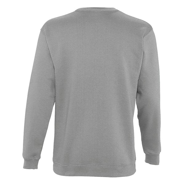 SOLS Supreme Plain Cotton Rich Sweatshirt S Gråmelerad Grey Marl S