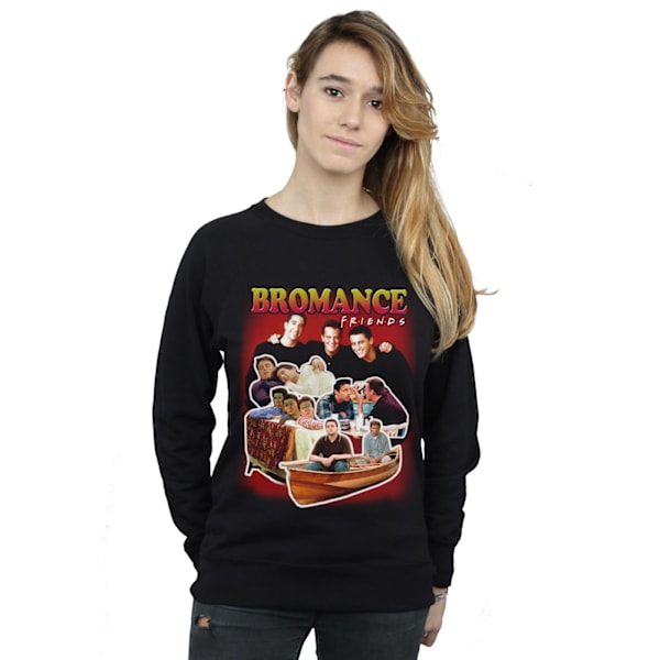 Friends Dam/Damer Bromance Homage Sweatshirt XL Svart Black XL