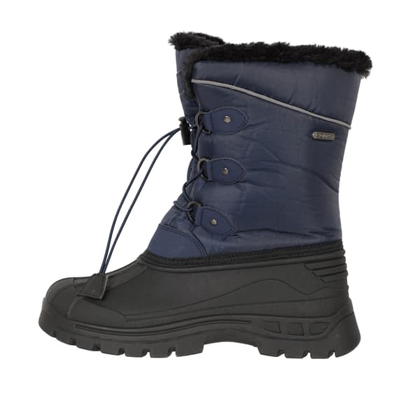 Mountain Warehouse Whistler Adaptive Snow Boots för barn Navy 4 UK