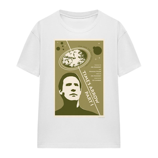 Star Trek Unisex Vuxen The Next Generation Säsong 5 Avsnitt 26 White L