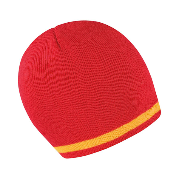 Result Winter Essentials Unisex Vuxen National Spanien Mössa En Storlek Red/Yellow One Size