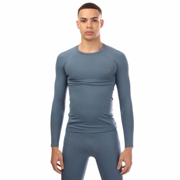 Skins Herr Series-2 Långärmad Tröja XXL Blå Blue XXL