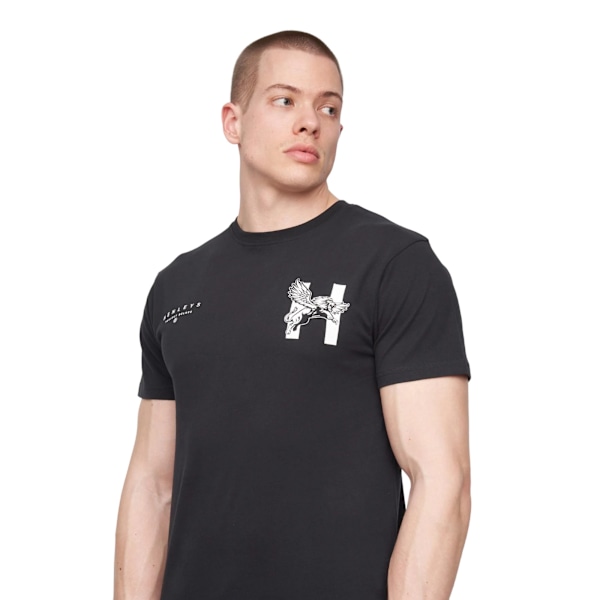 Henleys Herr Kilhen T-shirt XXL Svart Black XXL