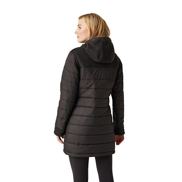 Regatta Womens/Ladies Melanite Baffled Padded Jacket 10 UK Blac Black 10 UK