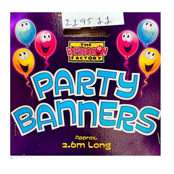 Expression Factory Great Party 1st Birthday Banner One Size Multicoloured Multicoloured One Size