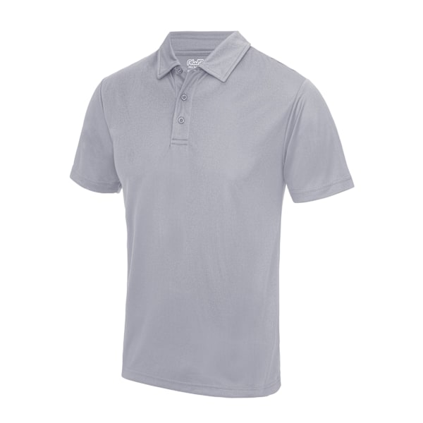 AWDis Just Cool Herr Poloshirt i Heather Grey, M Heather Grey M