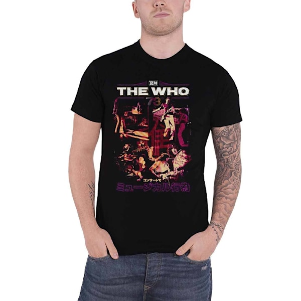 The Who Unisex Adult Japan ´73 Bomull T-shirt XXL Svart Black XXL