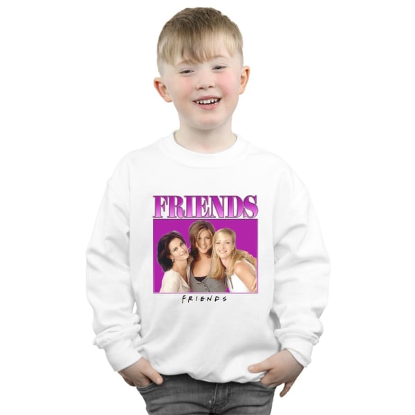 Friends Pojkar Monica Rachel Phoebe Homage Sweatshirt 3-4 år W White 3-4 Years