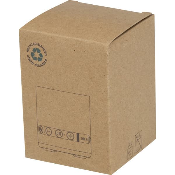 Floso Hunor Återvunnen Plast Trådlös Högtalare One Size Solid Bl Solid Black One Size