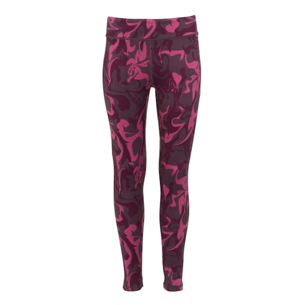 Regatta Barlia Marble Vinter Leggings för Barn 14 År D Deep Plum 14 Years