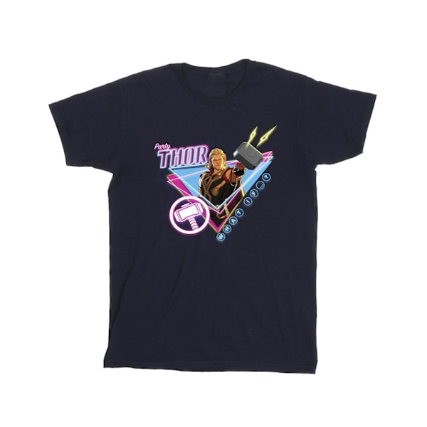 Marvel Boys What If Party Thor Alt T-Shirt 3-4 år Marinblå Navy Blue 3-4 Years