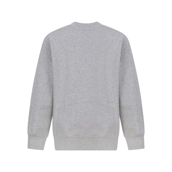 SF Minni Barn/Barn Curved Hem Sweatshirt 7-8 År Heather Heather Grey 7-8 Years