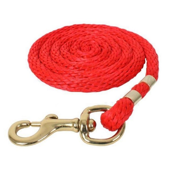 Shires Topaz hästledrep 1,8 m röd Red 1.8m