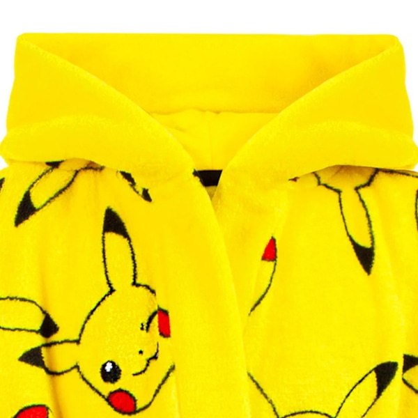 Pokemon Barn/Barn Pikachu Front Pocket Robe 13-14 År Gul Yellow 13-14 Years
